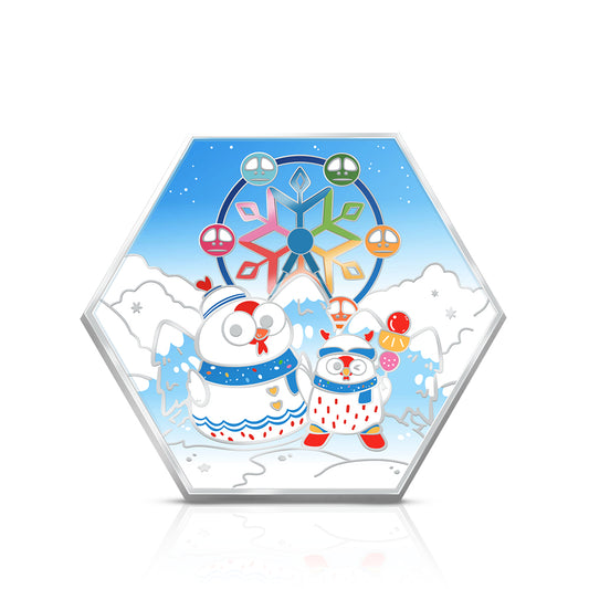 Lucky Chick Snowy Wonderland Fridge Sticker