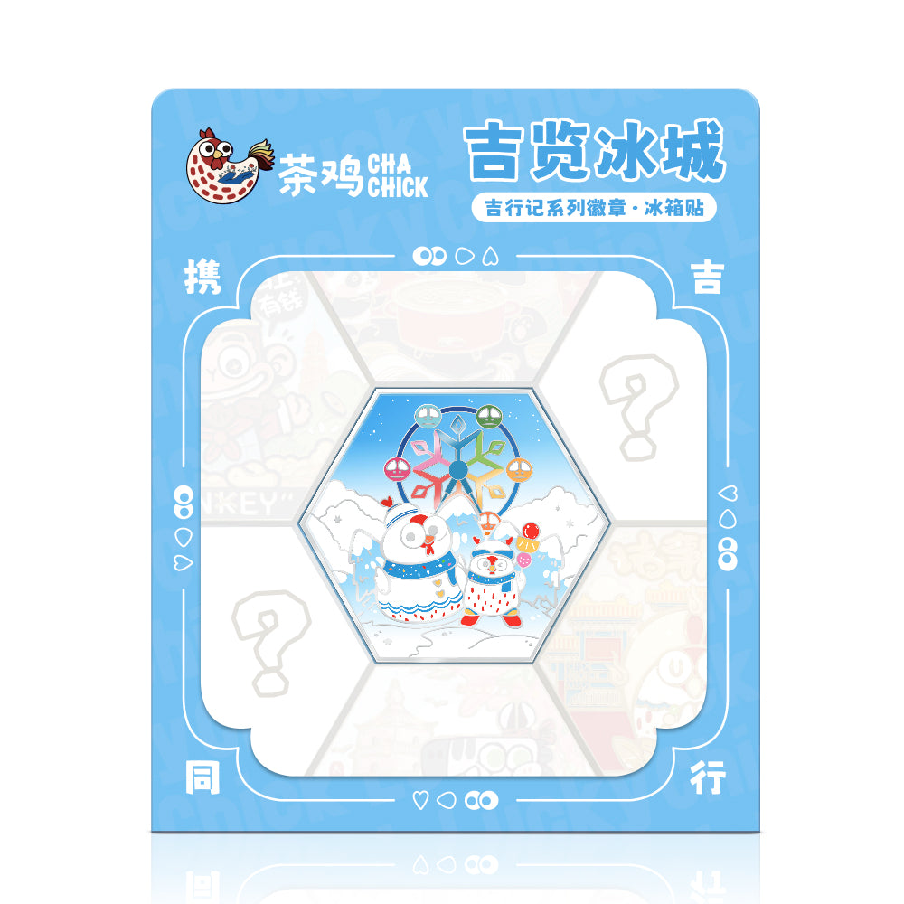 Lucky Chick Snowy Wonderland Fridge Sticker