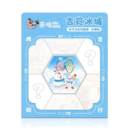 Lucky Chick Snowy Wonderland Fridge Sticker