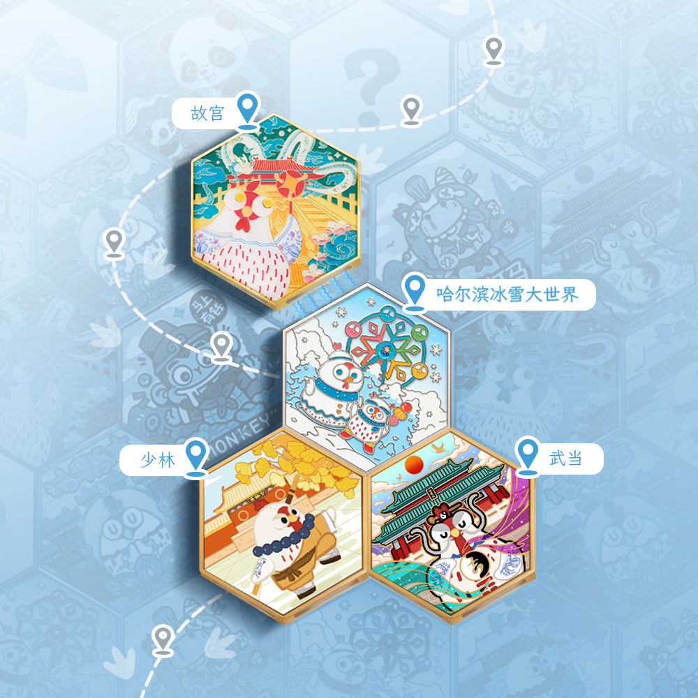 Lucky Chick Snowy Wonderland Fridge Sticker