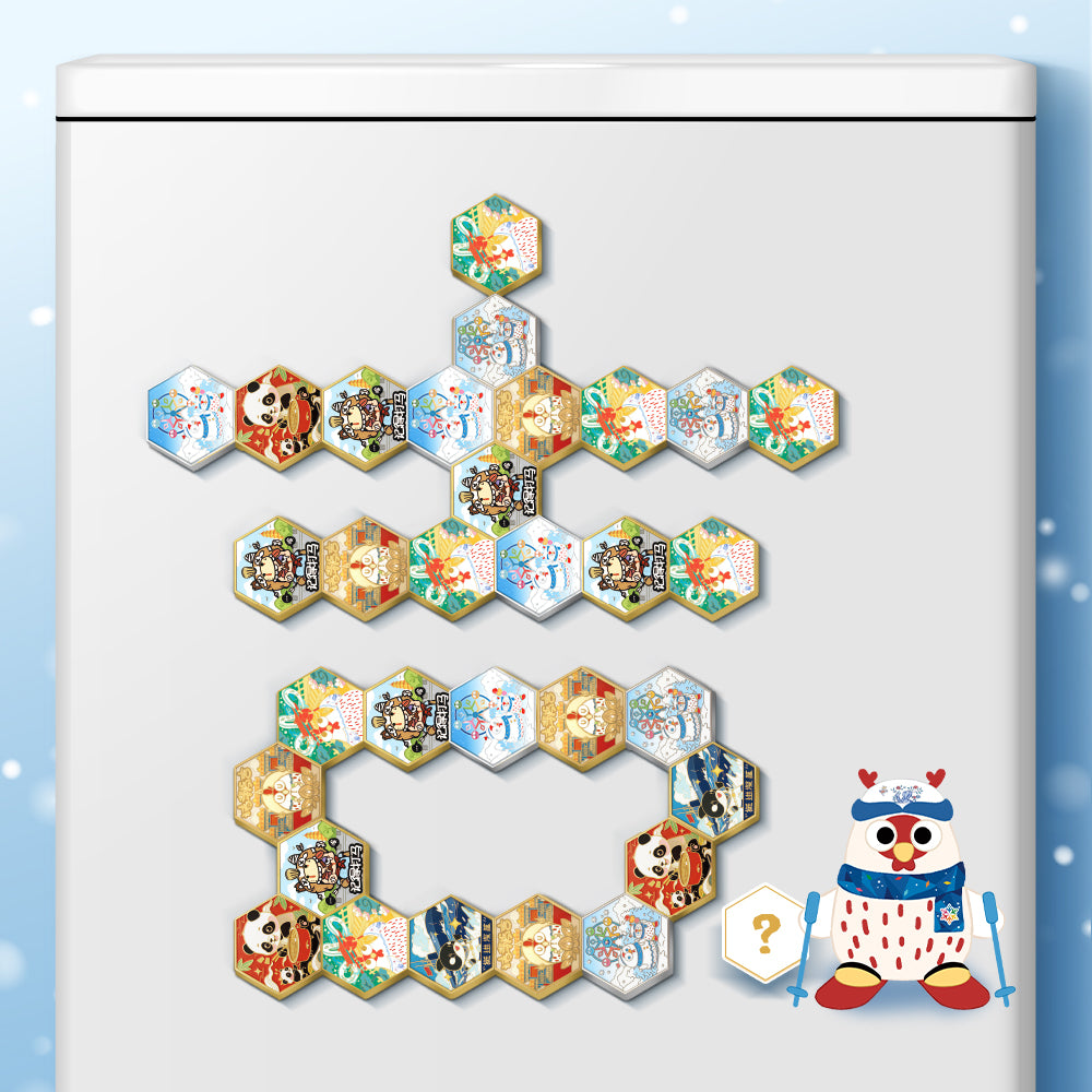Lucky Chick Snowy Wonderland Fridge Sticker